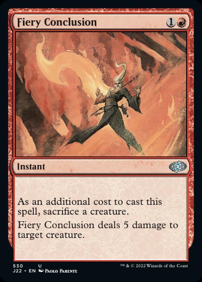 Fiery Conclusion [Jumpstart 2022] | Tacoma Games