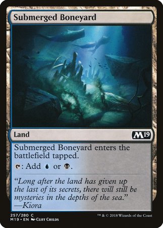 Submerged Boneyard [Core Set 2019] | Tacoma Games