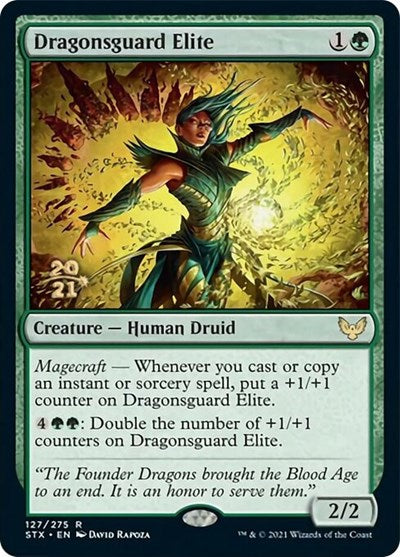 Dragonsguard Elite [Strixhaven: School of Mages Prerelease Promos] | Tacoma Games