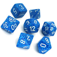Chessex: Speckled Water 7-Die Set | Tacoma Games