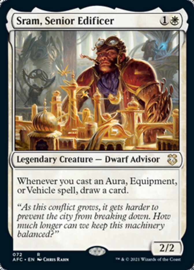 Sram, Senior Edificer [Dungeons & Dragons: Adventures in the Forgotten Realms Commander] | Tacoma Games