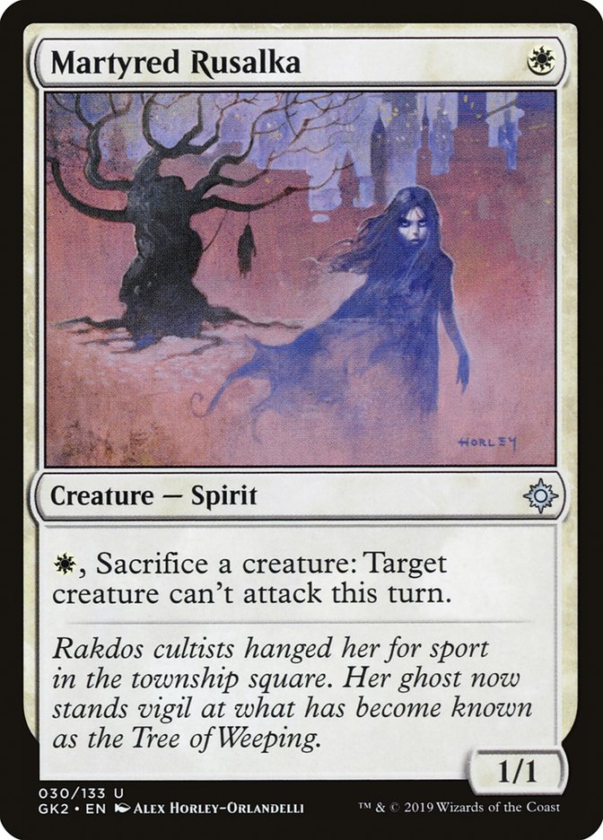 Martyred Rusalka [Ravnica Allegiance Guild Kit] | Tacoma Games