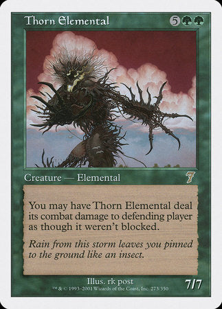 Thorn Elemental [Seventh Edition] | Tacoma Games