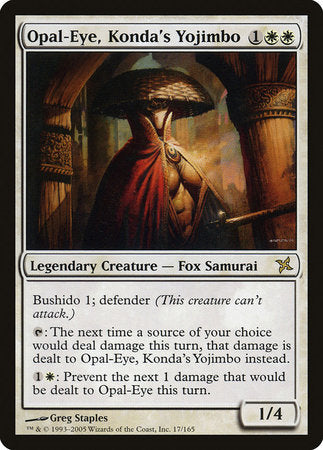 Opal-Eye, Konda's Yojimbo [Betrayers of Kamigawa] | Tacoma Games