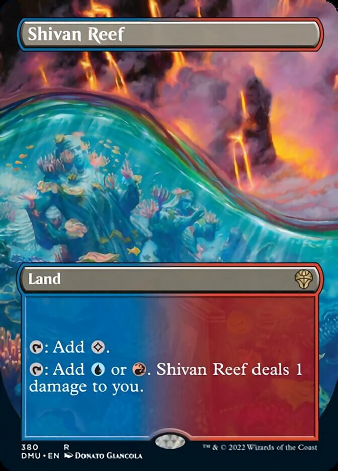 Shivan Reef (Borderless Alternate Art) [Dominaria United] | Tacoma Games