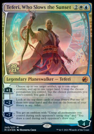 Teferi, Who Slows the Sunset [Innistrad: Midnight Hunt Prerelease Promos] | Tacoma Games