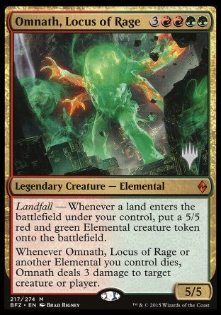 Omnath, Locus of Rage (Promo Pack) [Dungeons & Dragons: Adventures in the Forgotten Realms Promos] | Tacoma Games