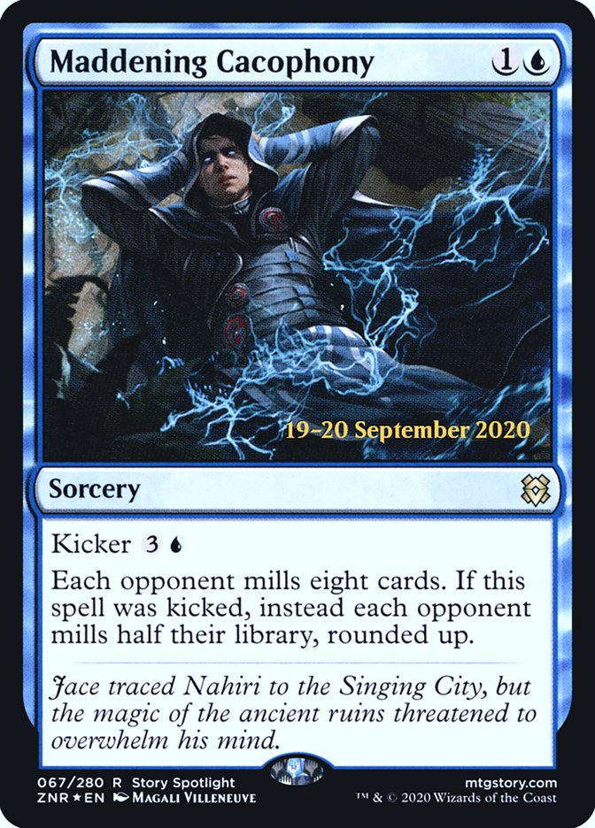 Maddening Cacophony  [Zendikar Rising Prerelease Promos] | Tacoma Games