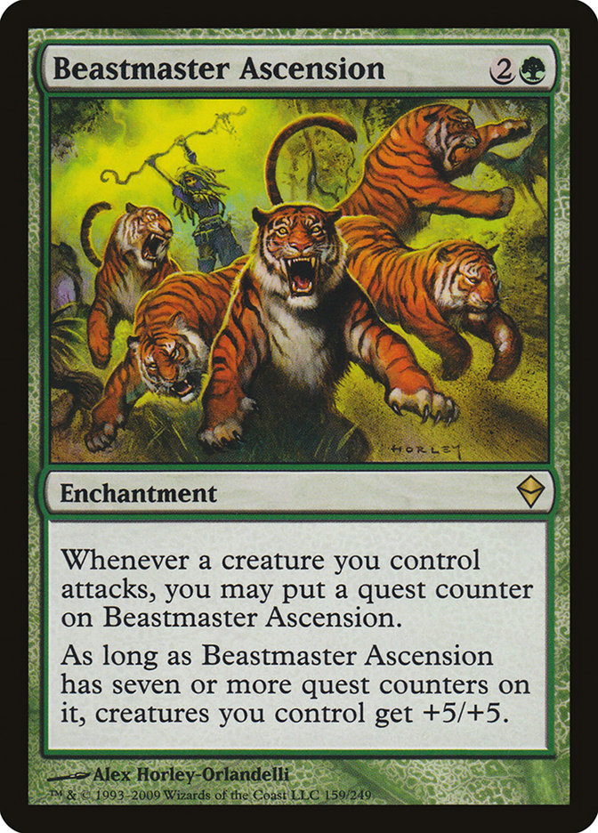 Beastmaster Ascension [Zendikar] | Tacoma Games