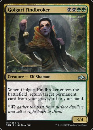 Golgari Findbroker [Guilds of Ravnica] | Tacoma Games