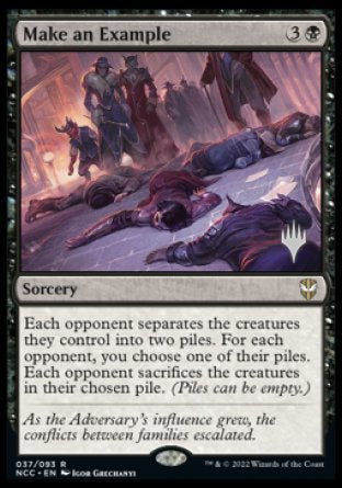 Make an Example (Promo Pack) [Streets of New Capenna Commander Promos] | Tacoma Games