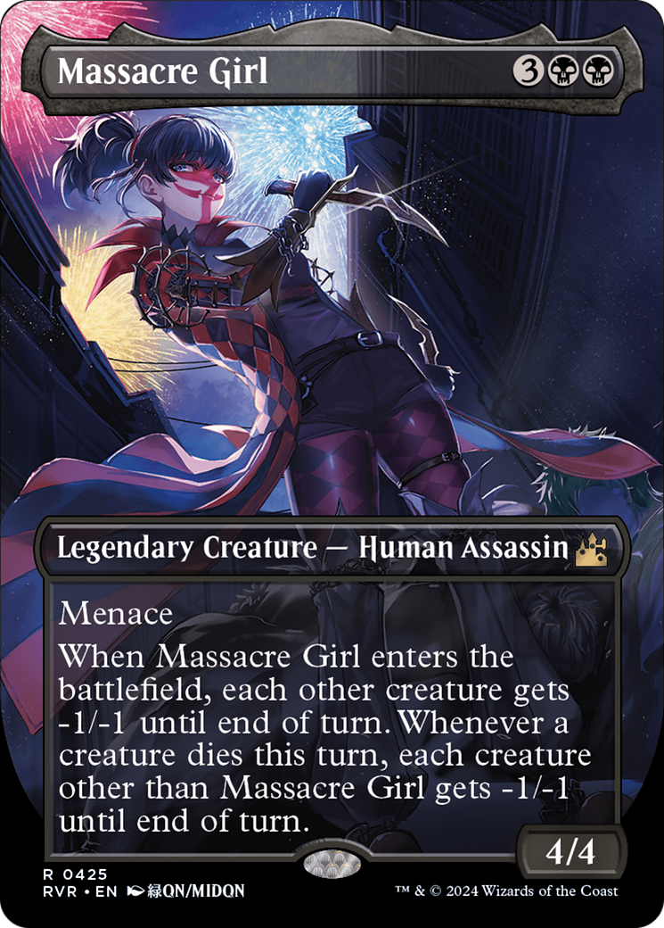 Massacre Girl (Anime Borderless) [Ravnica Remastered] | Tacoma Games