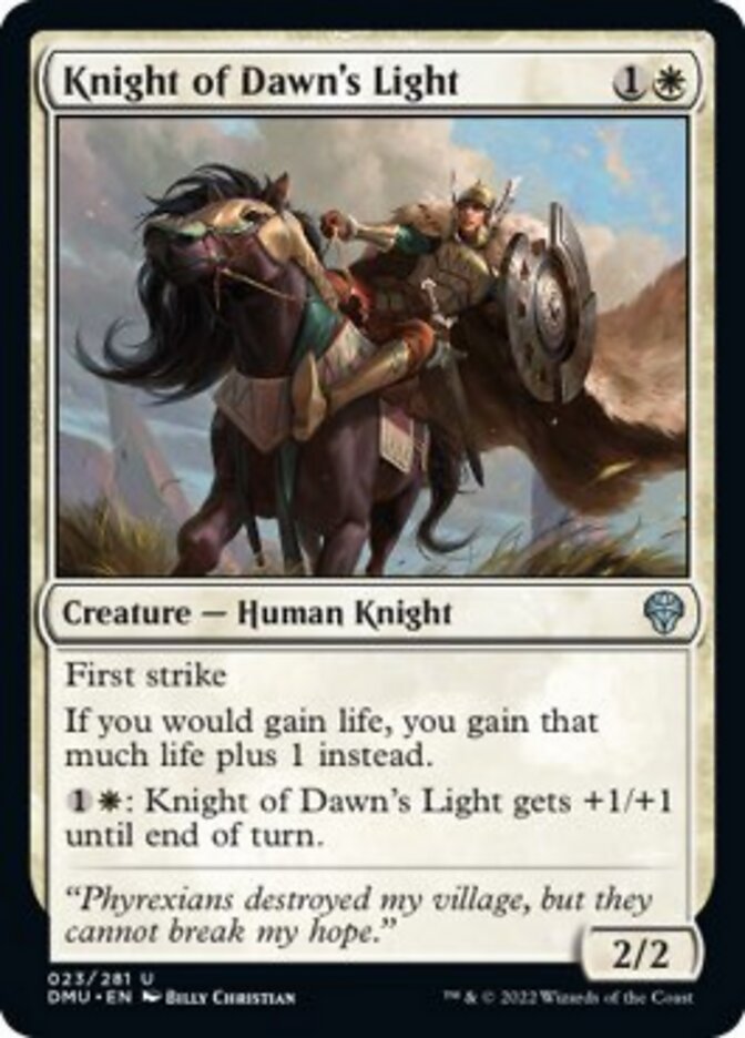 Knight of Dawn's Light [Dominaria United] | Tacoma Games