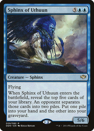Sphinx of Uthuun [Duel Decks: Speed vs. Cunning] | Tacoma Games