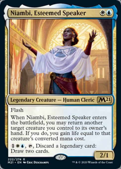 Niambi, Esteemed Speaker [Core Set 2021] | Tacoma Games