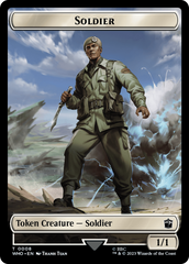 Soldier // Treasure (0030) Double-Sided Token [Doctor Who Tokens] | Tacoma Games