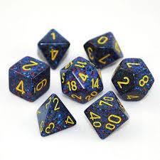 Chessex: Speckled Twilight 7-Die Set | Tacoma Games