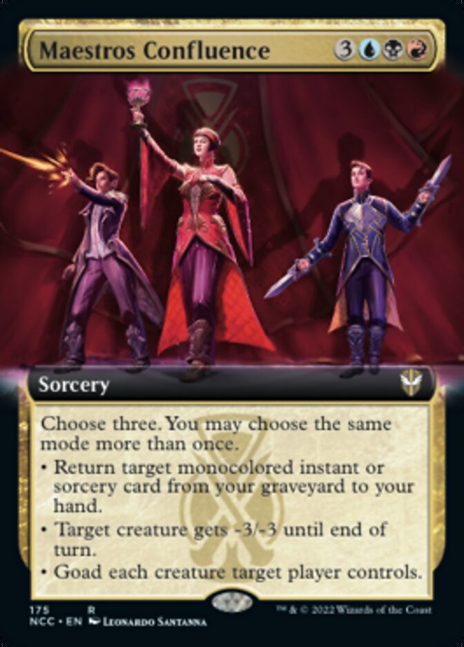 Maestros Confluence (Extended Art) [Streets of New Capenna Commander] | Tacoma Games