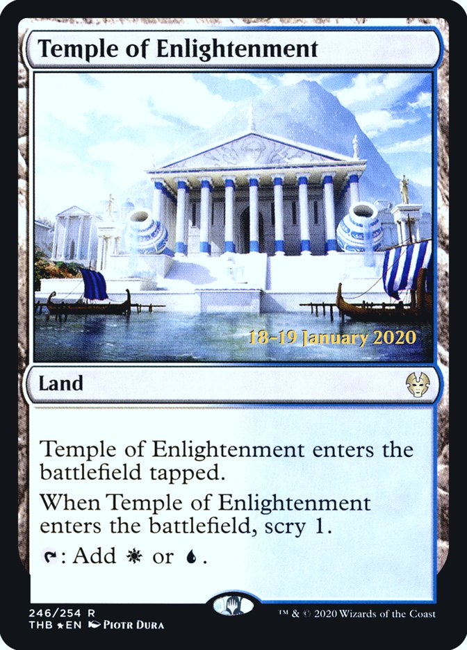 Temple of Enlightenment [Theros Beyond Death Prerelease Promos] | Tacoma Games