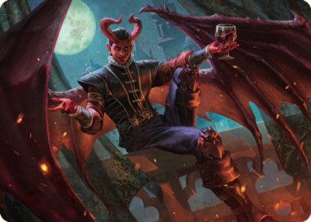 Raphael, Fiendish Savior Art Card (40) [Commander Legends: Battle for Baldur's Gate Art Series] | Tacoma Games