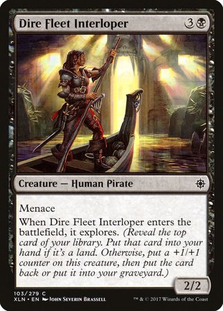 Dire Fleet Interloper [Ixalan] | Tacoma Games