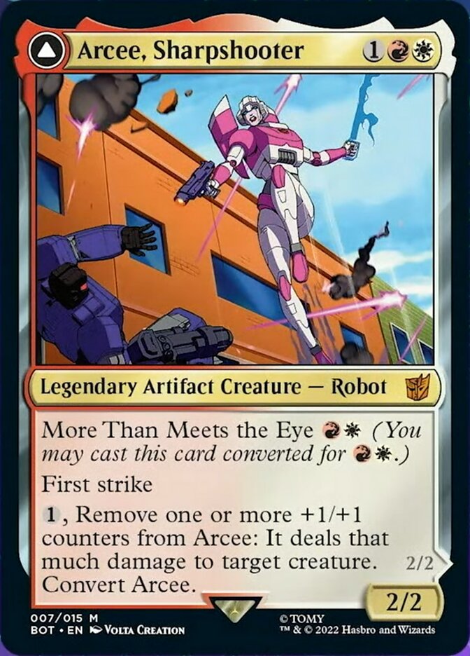 Arcee, Sharpshooter // Arcee, Acrobatic Coupe [Universes Beyond: Trans Tacoma Games Arcee, Sharpshooter // Arcee, Acrobatic Coupe [Universes Beyond: Trans Tacoma Games
