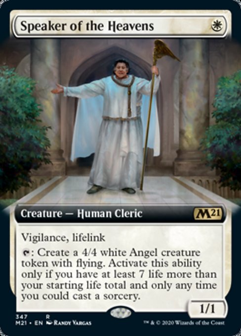 Speaker of the Heavens (Extended Art) [Core Set 2021] | Tacoma Games