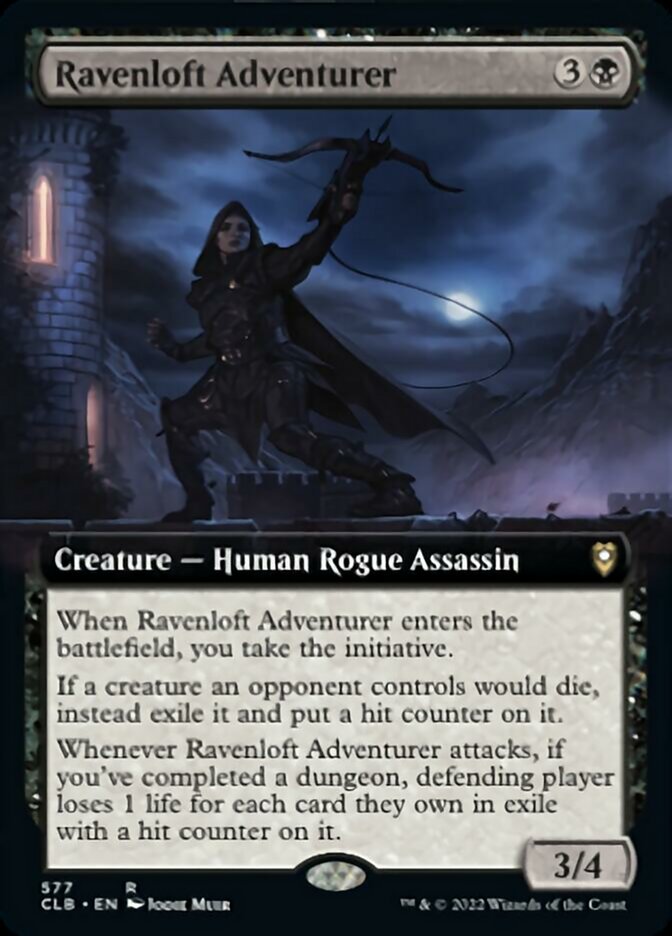 Ravenloft Adventurer (Extended Art) [Commander Legends: Battle for Baldur's Gate] | Tacoma Games