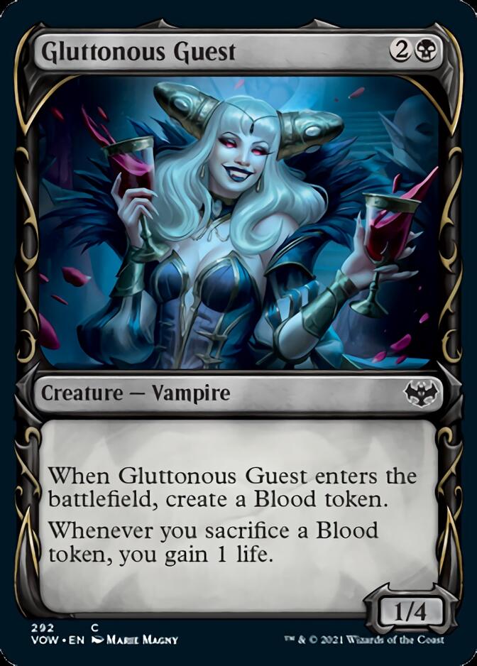 Gluttonous Guest (Showcase Fang Frame) [Innistrad: Crimson Vow] | Tacoma Games