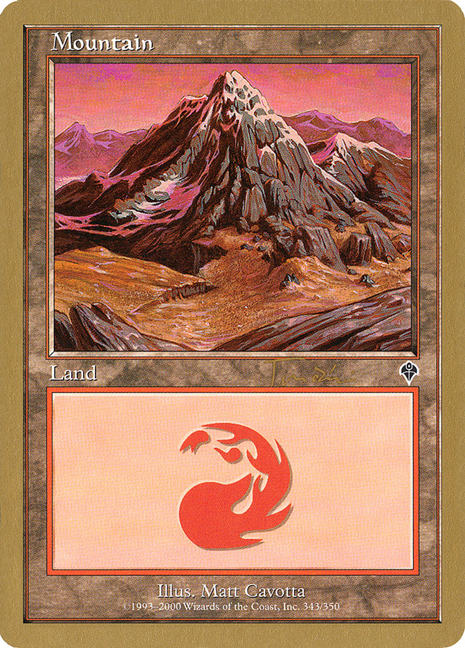 Mountain (jt343a) (Jan Tomcani) (INV) [World Championship Decks 2001] | Tacoma Games