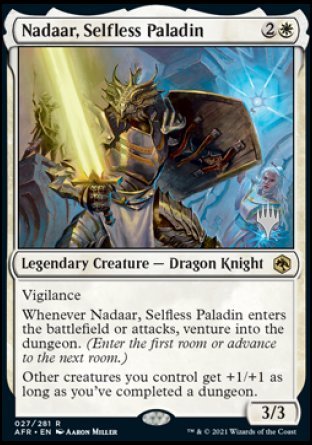 Nadaar, Selfless Paladin (Promo Pack) [Dungeons & Dragons: Adventures in the Forgotten Realms Promos] | Tacoma Games