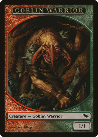 Goblin Warrior Token (Red/Green) [Shadowmoor Tokens] | Tacoma Games