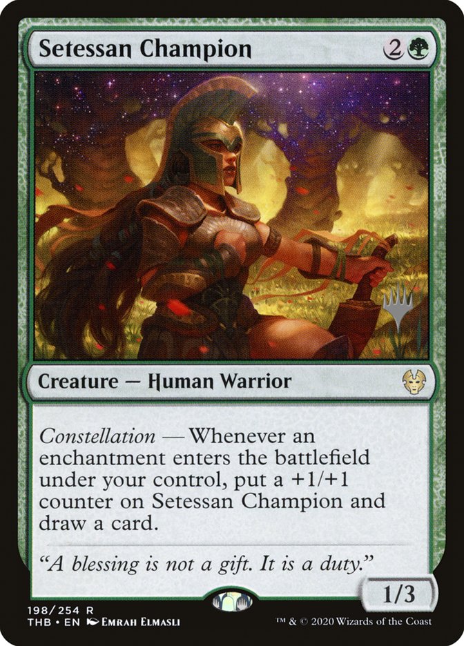 Setessan Champion (Promo Pack) [Theros Beyond Death Promos] | Tacoma Games