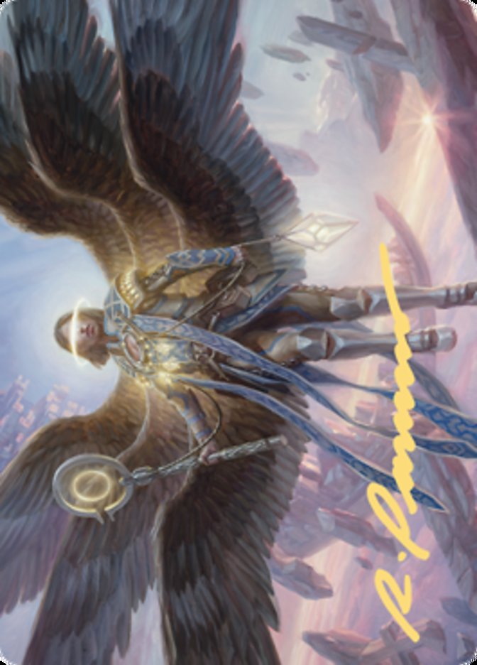 Angel of Destiny Art Card (Gold-Stamped Signature) [Zendikar Rising Art Series] | Tacoma Games