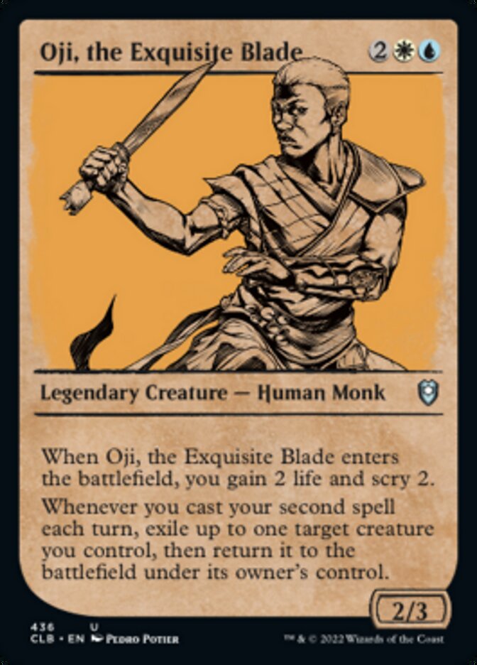Oji, the Exquisite Blade (Showcase) [Commander Legends: Battle for Baldur's Gate] | Tacoma Games
