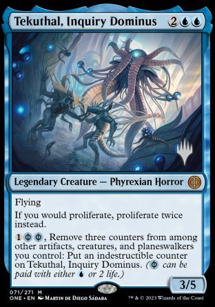 Tekuthal, Inquiry Dominus (Promo Pack) [Phyrexia: All Will Be One Promos] | Tacoma Games