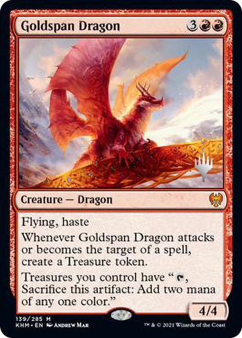 Goldspan Dragon [Kaldheim Promo Pack] | Tacoma Games