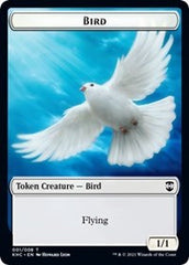 Bird (001) // Soldier Double-sided Token [Kaldheim Commander Tokens] | Tacoma Games