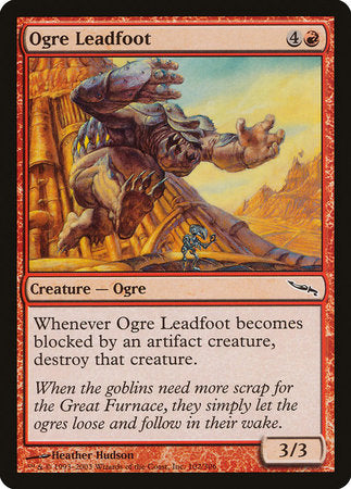 Ogre Leadfoot [Mirrodin] | Tacoma Games