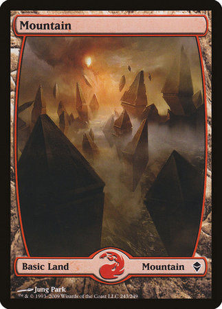 Mountain (243) - Full Art [Zendikar] | Tacoma Games