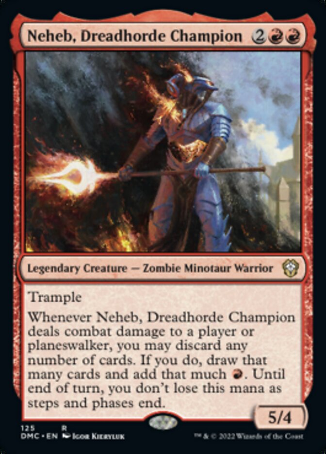 Neheb, Dreadhorde Champion [Dominaria United Commander] | Tacoma Games