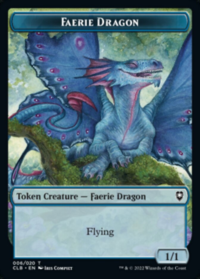 Faerie Dragon Token [Commander Legends: Battle for Baldur's Gate Tokens] | Tacoma Games