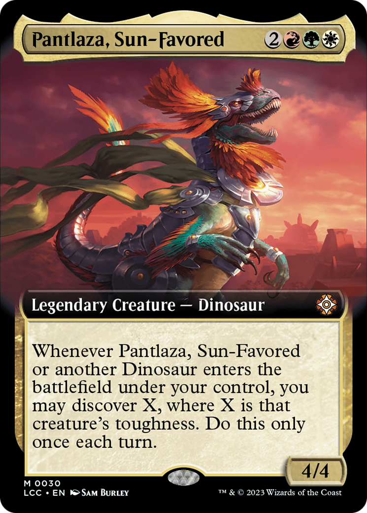 Pantlaza, Sun-Favored (Extended Art) [The Lost Caverns of Ixalan Commander] | Tacoma Games