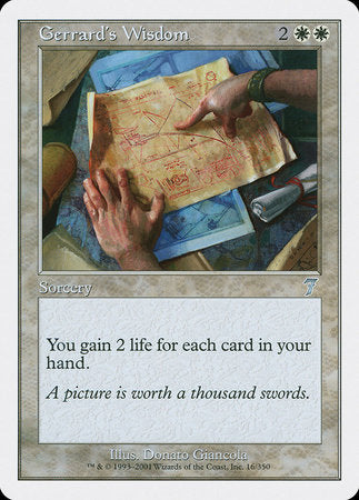 Gerrard's Wisdom [Seventh Edition] | Tacoma Games