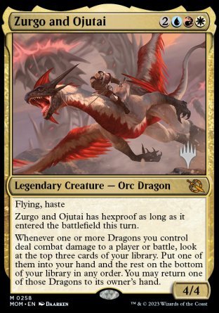 Zurgo and Ojutai (Promo Pack) [March of the Machine Promos] | Tacoma Games
