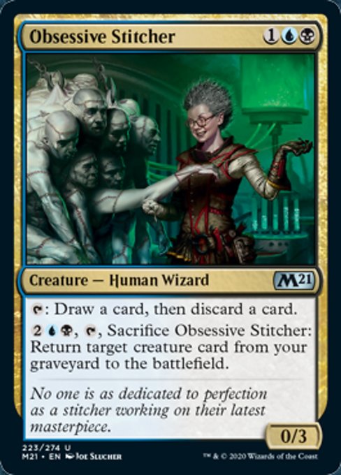Obsessive Stitcher [Core Set 2021] | Tacoma Games