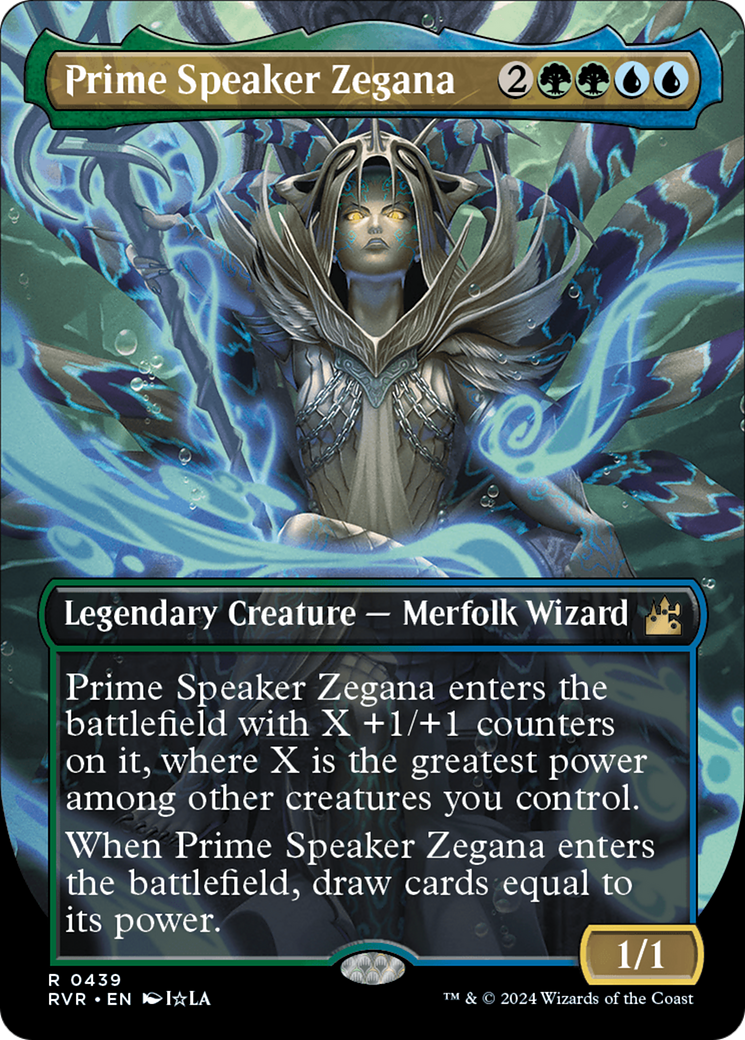 Prime Speaker Zegana (Anime Borderless) [Ravnica Remastered] | Tacoma Games