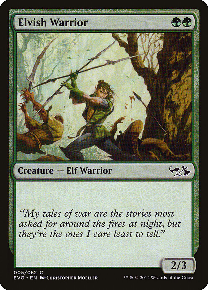 Elvish Warrior (Elves vs. Goblins) [Duel Decks Anthology] | Tacoma Games