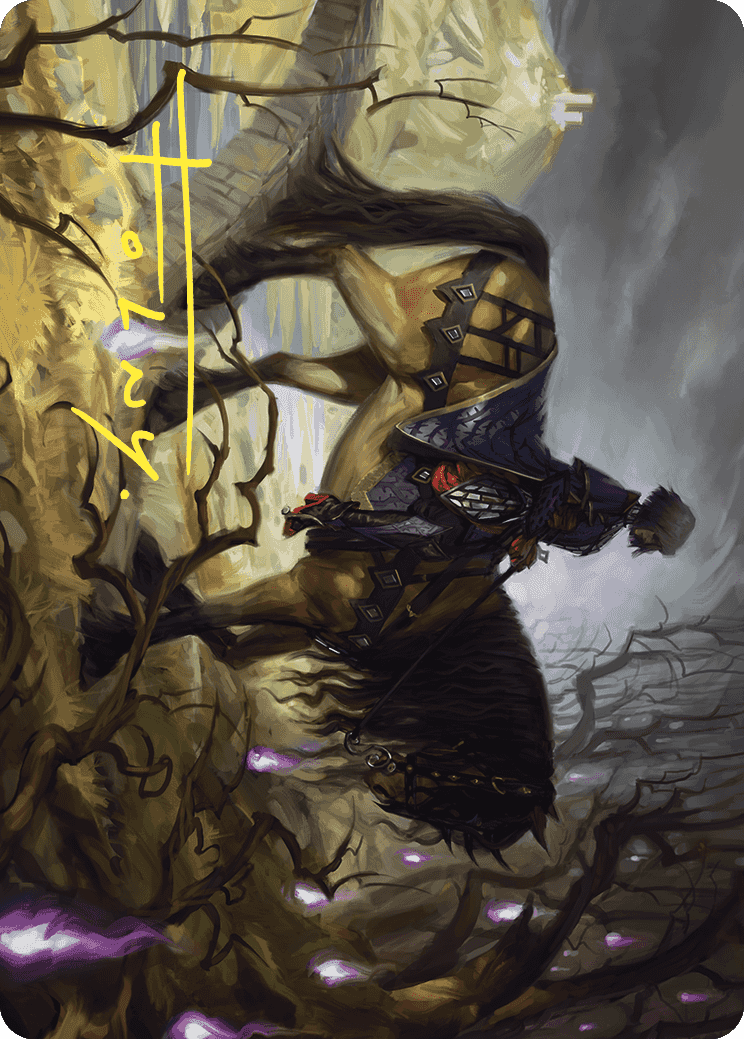 Rowan's Grim Search Art Card (Gold-Stamped Signature) [Wilds of Eldraine Art Series] | Tacoma Games