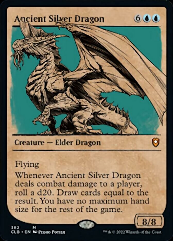 Ancient Silver Dragon (Showcase) [Commander Legends: Battle for Baldur's Gate] | Tacoma Games